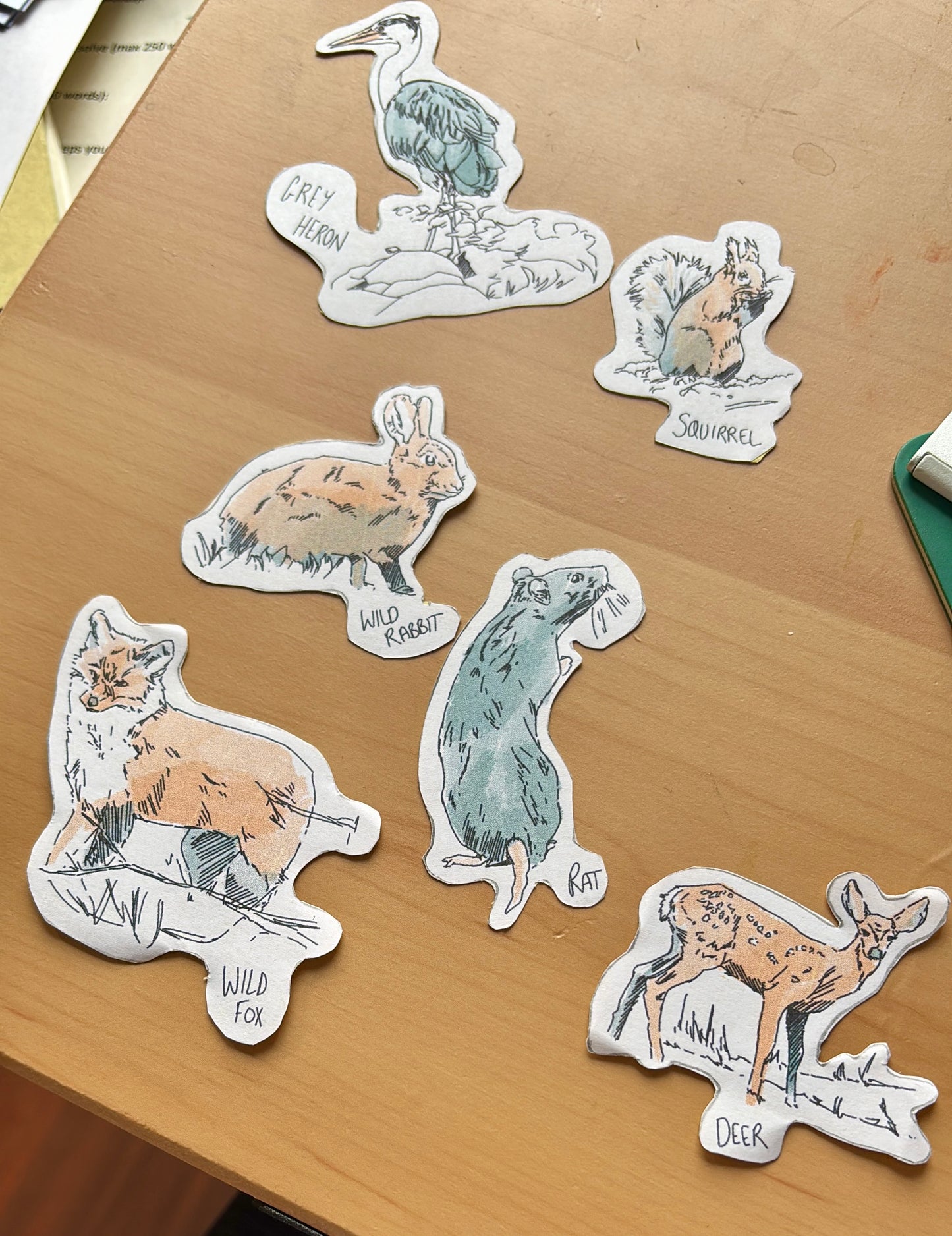 Dichty Trail Animal Sticker Pack