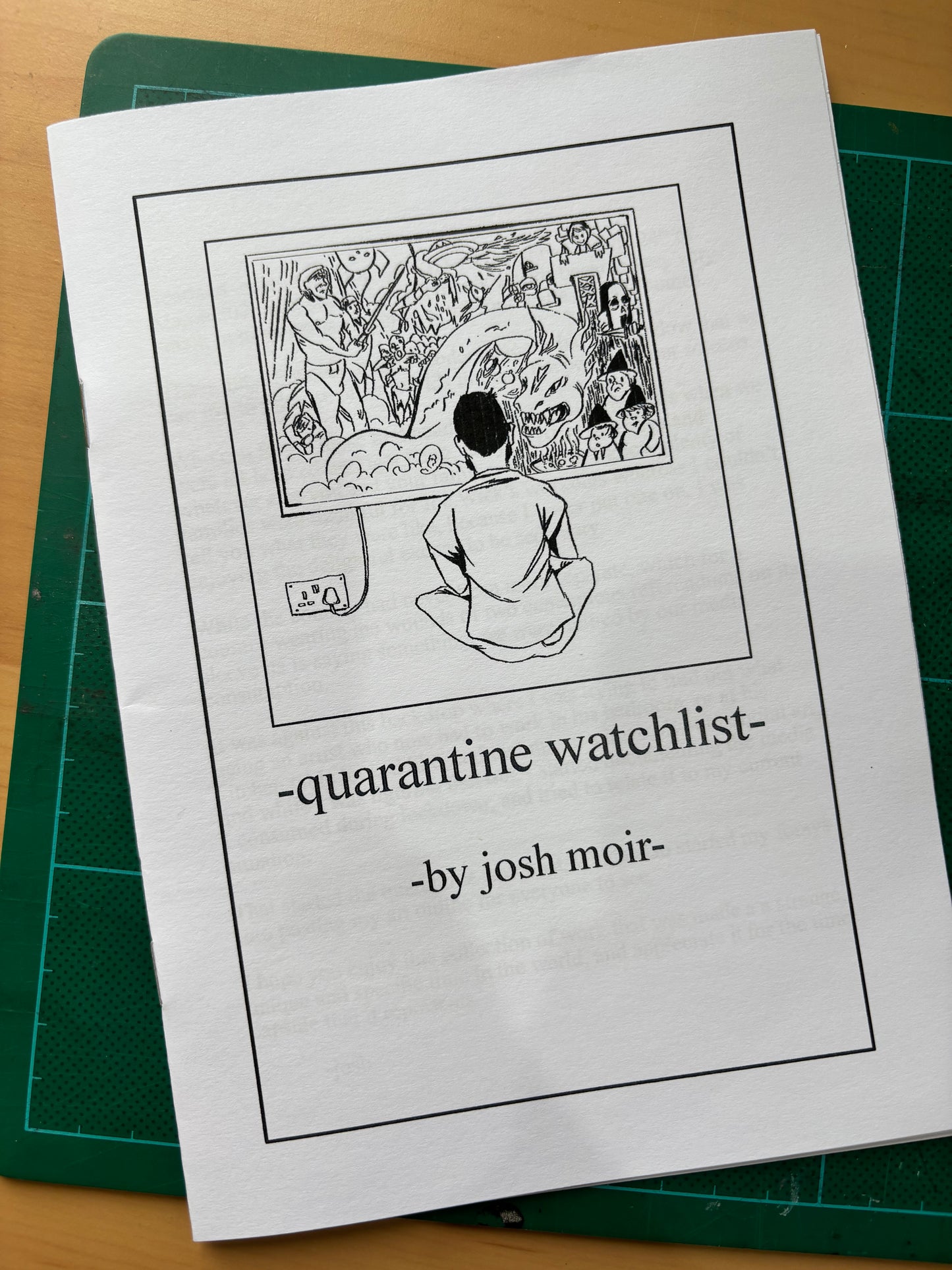 Quarantine Watchlist a5 Zine