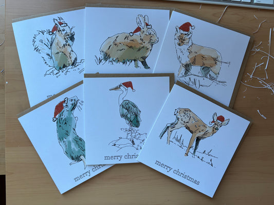 Dundee Animals Christmas Cards