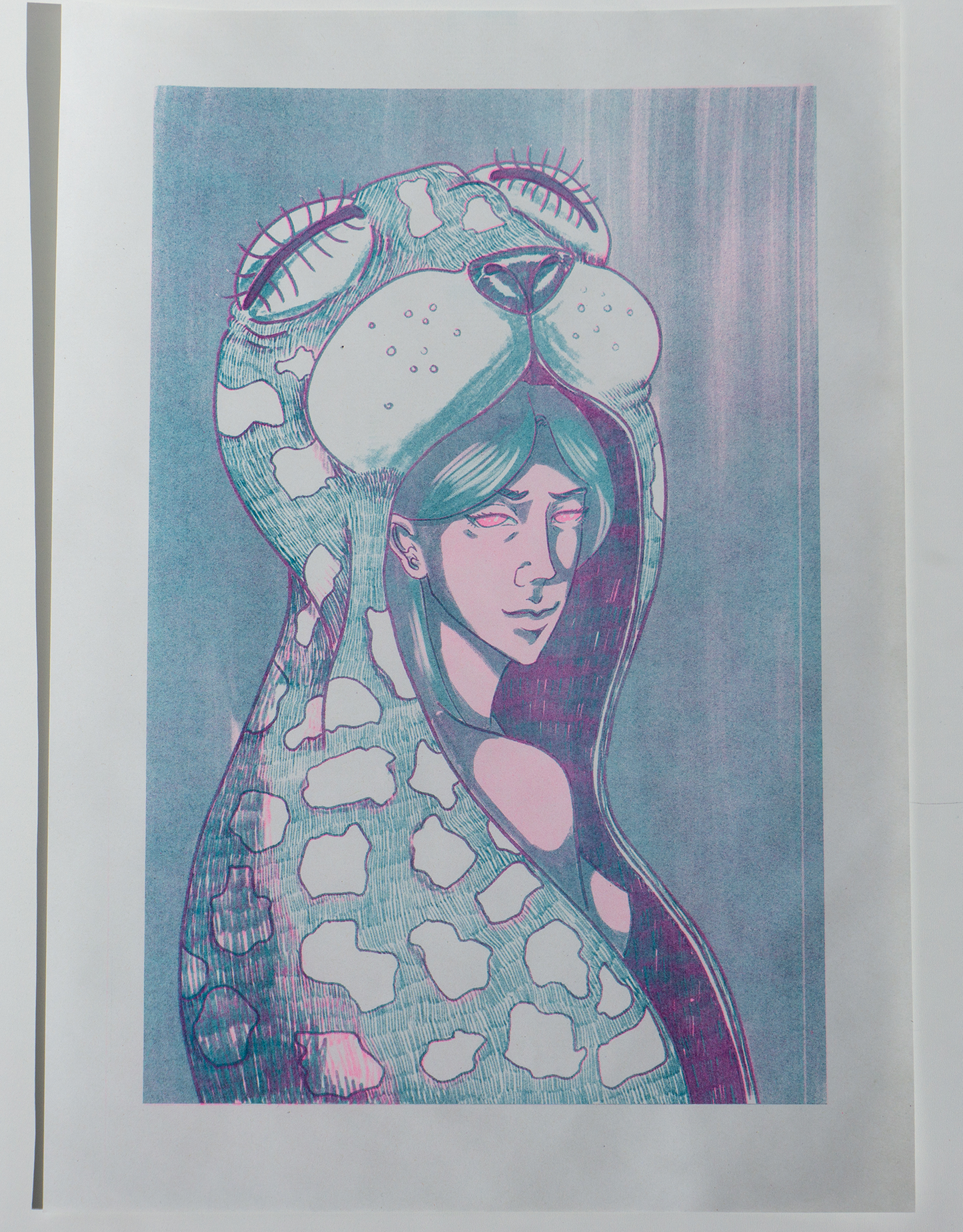 Selkie Riso Print - Riso Soup Pick & Mix