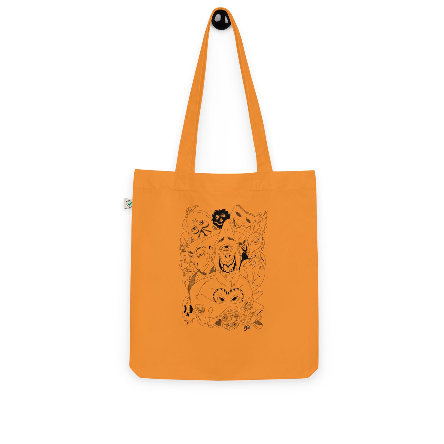 Monster Mandala Eco Tote Bag