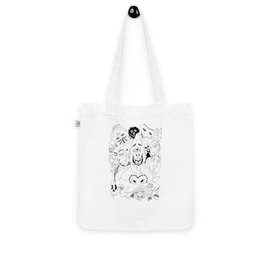 Monster Mandala Eco Tote Bag